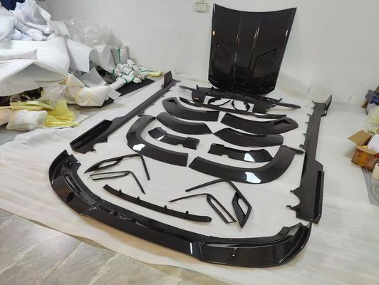 لمجموعة BMW XM الألياف الكربونية الكبيرة الجسم XM الترقيات RNG النمط الألياف الكربونية الجبهة الشفاه Diffuser عجلة قوس سبويلر غطاء الجسم العريض
