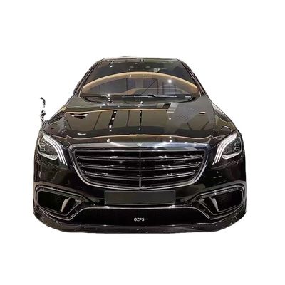 بريس تايل الجبهة مجرفة خلفية موزع لميرسيدس بنز W222 AMG S63 S65 S63 S65 كيس جسم ألياف الكربون