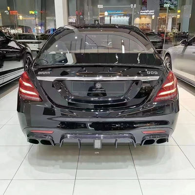 بريس تايل الجبهة مجرفة خلفية موزع لميرسيدس بنز W222 AMG S63 S65 S63 S65 كيس جسم ألياف الكربون