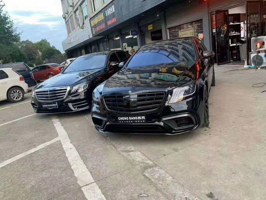 بريس تايل الجبهة مجرفة خلفية موزع لميرسيدس بنز W222 AMG S63 S65 S63 S65 كيس جسم ألياف الكربون