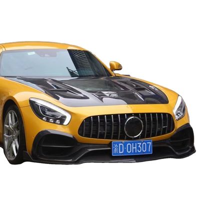 لمرسيديس AMG GT كيس جسم ألياف الكربون AMG GT ألياف الكربون أمام شفتي Diffuser Spoiler