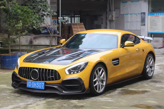 لمرسيديس AMG GT كيس جسم ألياف الكربون AMG GT ألياف الكربون أمام شفتي Diffuser Spoiler