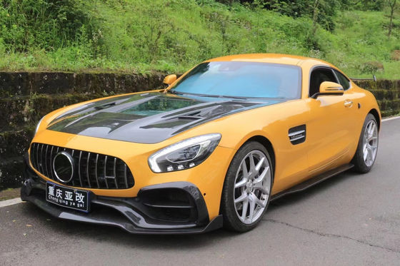 لمرسيديس AMG GT كيس جسم ألياف الكربون AMG GT ألياف الكربون أمام شفتي Diffuser Spoiler