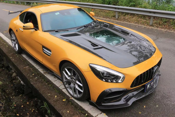 لمرسيديس AMG GT كيس جسم ألياف الكربون AMG GT ألياف الكربون أمام شفتي Diffuser Spoiler