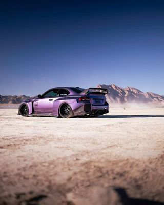 G87 M2 بي ام دبليو كيت الجسم AZ Style Wheel Arch Kit أمام شفتي Diffuser Spoiler