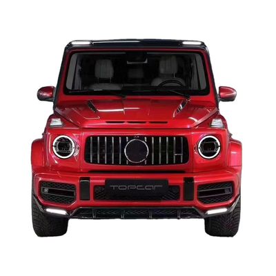 ألياف الكربون عالية الجودة W464 G500 G63 مجموعة الجسم W464 ترقية أسلوب Topcar الأمامية المفرحة الخلفية