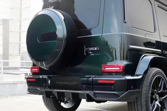 ألياف الكربون عالية الجودة W464 G500 G63 مجموعة الجسم W464 ترقية أسلوب Topcar الأمامية المفرحة الخلفية