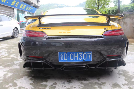قطع غيار السيارات لميرسيدس-بنز AMG GT GTC GTS مجموعة جسم AMG GT GTC GTS تحديث GTR النمط الأمامي والخلفي المقابض سبويلر مجموعة جسم