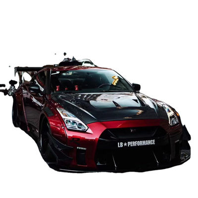 المنتجات الساخنة 2022 GTR R35wide Bodyki Body Kit لنيسان GTR R35 سبويلر المصد الأمامي والخلفي