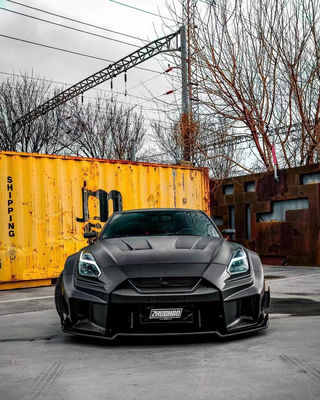 2022 منتجات جديدة ساخنة GTR R35 مجموعة جسم واسعة للنيسان GTR R35 واسعة الجسم الأمامية والخلفية