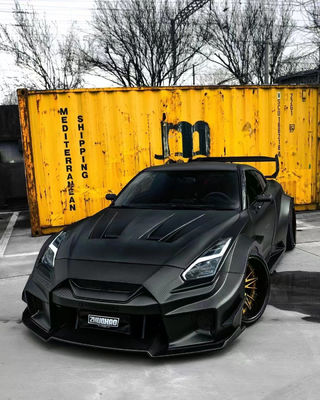 2022 منتجات جديدة ساخنة GTR R35 مجموعة جسم واسعة للنيسان GTR R35 واسعة الجسم الأمامية والخلفية