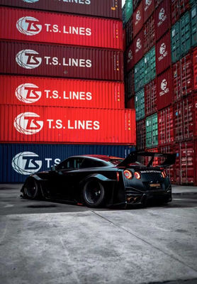 2022 منتجات جديدة ساخنة GTR R35 مجموعة جسم واسعة للنيسان GTR R35 واسعة الجسم الأمامية والخلفية