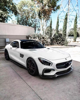 لمرسيديس AMG GT كيس جسم ألياف الكربون AMG GT ألياف الكربون أمام شفتي Diffuser Spoiler