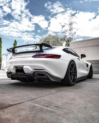 لمرسيديس AMG GT كيس جسم ألياف الكربون AMG GT ألياف الكربون أمام شفتي Diffuser Spoiler
