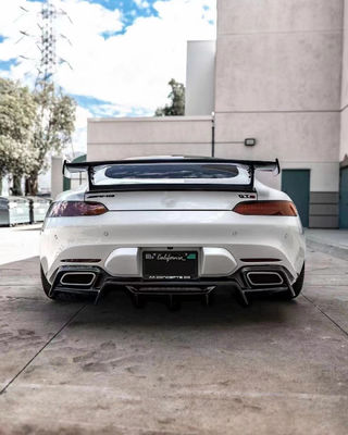 لمرسيديس AMG GT كيس جسم ألياف الكربون AMG GT ألياف الكربون أمام شفتي Diffuser Spoiler