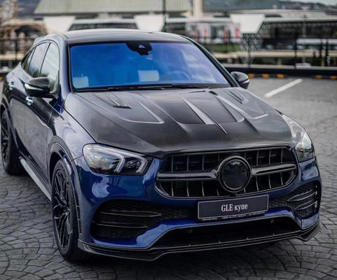منتج جديد غطاء محرك ألياف الكربون لسيارة مرسيدس GLE كوبيه GLE غطاء محرك ألياف الكربون