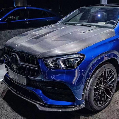 منتج جديد غطاء محرك ألياف الكربون لسيارة مرسيدس GLE كوبيه GLE غطاء محرك ألياف الكربون