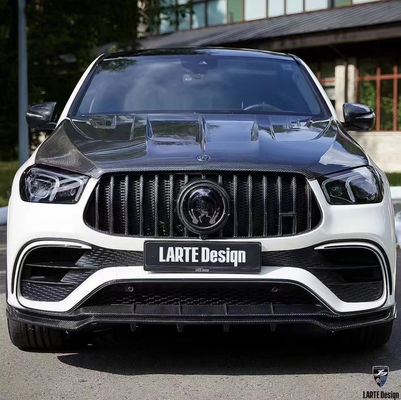منتج جديد غطاء محرك ألياف الكربون لسيارة مرسيدس GLE كوبيه GLE غطاء محرك ألياف الكربون