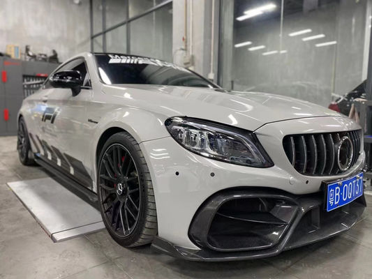 منتج جديد لميرسيدس W205 AMG C63 كوبيه كيس الجسم C63 كوبيه تحديث نمط IMP المصد الأمامي