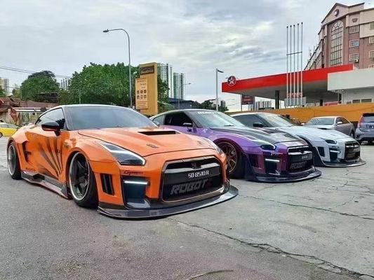 مخصصة 2022 نيسان كوسي كيت الجبهة والخلفية غطاء سيارة GTR R35