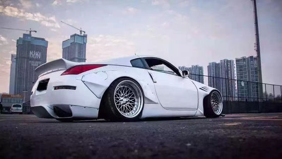350Z نيسان كيس الجسم الراتنج ألياف الصدفة الخلفية المشتت السيارات الأمامية المشتت الجانبي