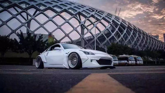 350Z نيسان كيس الجسم الراتنج ألياف الصدفة الخلفية المشتت السيارات الأمامية المشتت الجانبي