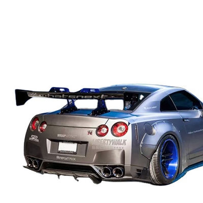 غرامة جي تي آر نيسان جسم كيت LB Style Spoiler Car Duck Tail Fins جسم كيت Spoiler