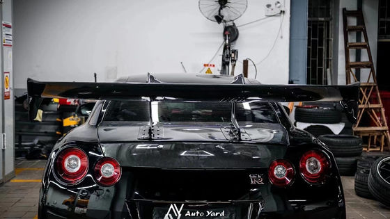 غرامة جي تي آر نيسان جسم كيت LB Style Spoiler Car Duck Tail Fins جسم كيت Spoiler