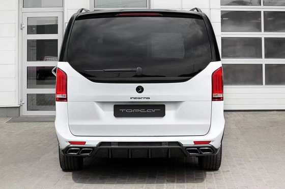 مجموعة الهيكل لبنز فيتو V260 FRP + مواد ألياف الكربون فيتو V260 تحديث TOPCAR نمط الجبهة والخلفية المقابض مجموعة الهيكل