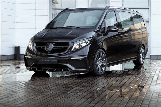 مجموعة الهيكل لبنز فيتو V260 FRP + مواد ألياف الكربون فيتو V260 تحديث TOPCAR نمط الجبهة والخلفية المقابض مجموعة الهيكل