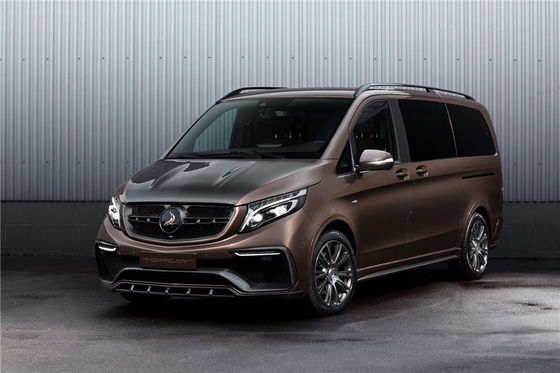 مجموعة الهيكل لبنز فيتو V260 FRP + مواد ألياف الكربون فيتو V260 تحديث TOPCAR نمط الجبهة والخلفية المقابض مجموعة الهيكل