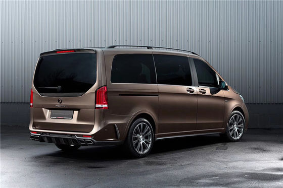 مجموعة الهيكل لبنز فيتو V260 FRP + مواد ألياف الكربون فيتو V260 تحديث TOPCAR نمط الجبهة والخلفية المقابض مجموعة الهيكل