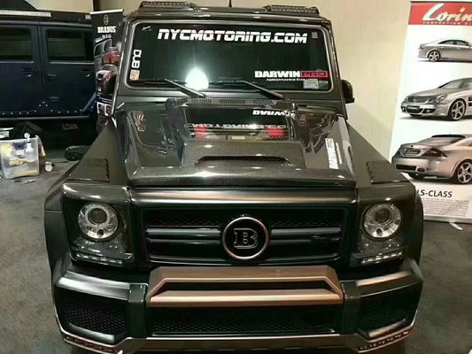 لـ Benz G Class W463 W464 غطاء آلة غطاء ألياف الكربون G500G55G63G350 IMP الشفاف