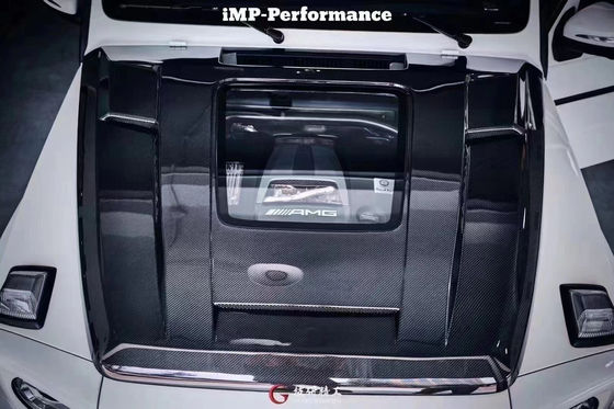 لـ Benz G Class W463 W464 غطاء آلة غطاء ألياف الكربون G500G55G63G350 IMP الشفاف