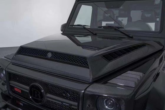 لشركة بنز G Class W463 G500 G550 G63 غطاء آلة الألياف الكربونية W463 تحديث B900 Style Hood