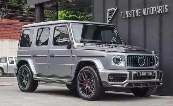 لـ Benz G-class W464 W463 G500 G550 G63 G350 غطاء آلة الألياف الكربونية W464 W463 Upgrade Topcar Style Cover