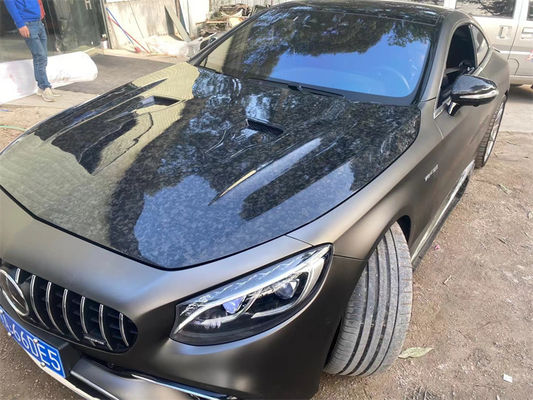 لـ Benz W217 فئة S كوبيه غطاء ألياف الكربون Cursory W217 غطاء آلة نمط MSY محسن