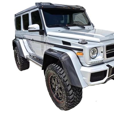 قطع غيار السيارات لميرسيدس W463 4X4 مجموعة جسم W463 4X4 G500 ألياف الكربون عريضة الجسم عجلة الحواجب