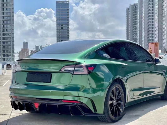 FPR 2019 Spoiler For Tesla Model 3 Body Kit 2022 ACP Style أمامية و خلفية