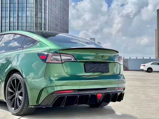 FPR 2019 Spoiler For Tesla Model 3 Body Kit 2022 ACP Style أمامية و خلفية
