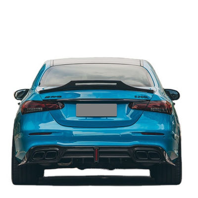 أجزاء السيارات مجموعة جسم ألياف الكربون لمرسيديس E63S 2021 E63s كربون ألياف السيارات Diffuser Spoiler Body Kitl