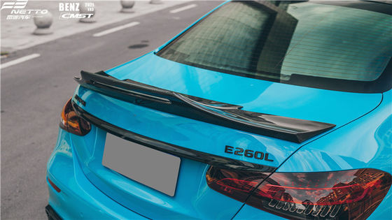 أجزاء السيارات مجموعة جسم ألياف الكربون لمرسيديس E63S 2021 E63s كربون ألياف السيارات Diffuser Spoiler Body Kitl