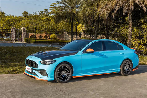 قطع غيار السيارات لمرسيديس W206 C180C260 C300 غطاء فتحة المحرك من الألياف الكربونية