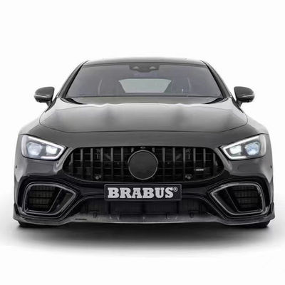 أجزاء السيارات مجموعة جسم ألياف الكربون لميرسيدس AMG GT63S GT63S تحديث مجموعة جسم القماش الأمامي
