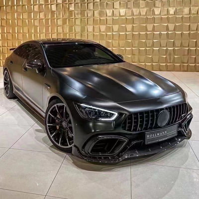 أجزاء السيارات مجموعة جسم ألياف الكربون لميرسيدس AMG GT63S GT63S تحديث مجموعة جسم القماش الأمامي