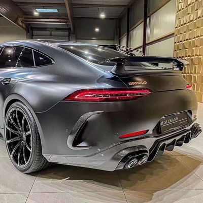 أجزاء السيارات مجموعة جسم ألياف الكربون لميرسيدس AMG GT63S GT63S تحديث مجموعة جسم القماش الأمامي