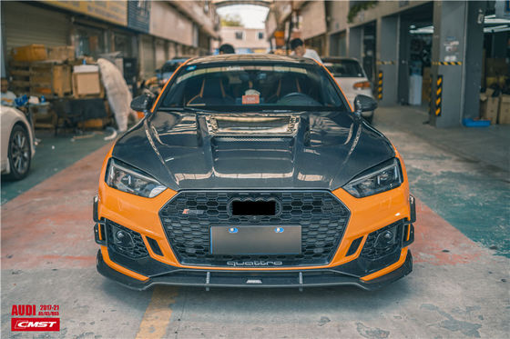 قطع غيار السيارات لأودي A5 S5 RS5 غطاء محرك الألياف الكربونية A5 S5 RS5 تم ترقيته