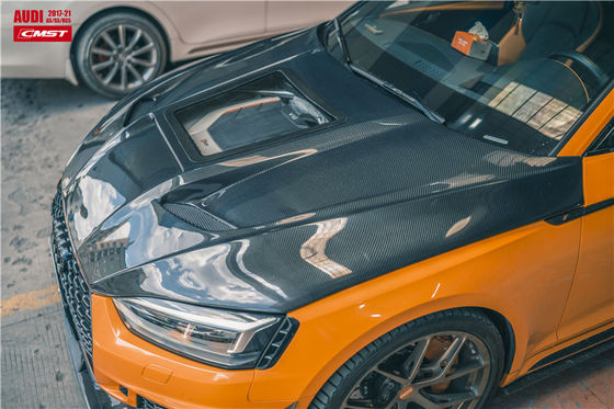 قطع غيار السيارات لأودي A5 S5 RS5 غطاء محرك الألياف الكربونية A5 S5 RS5 تم ترقيته