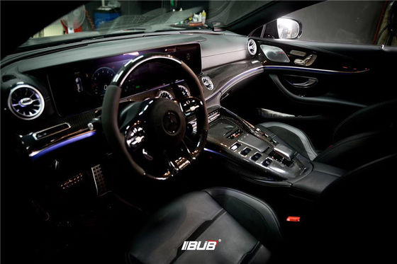 قطع غيار السيارات لمرسيديس AMG GT50 GT53 GT63 كربون الألياف الداخلية AMG GT50 GT53 GT63 كربون ألياف مركز لوحة التحكم