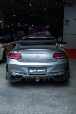 قطع غيار السيارات لميرسيدس C63 C63S كوبيه كيس الجسم C63 C63S كوبيه ترقية أسلوب IMP الأمامية والخلفية مضارب سبويلر كيس الجسم